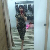 Bộ quần áo rằn ri vàng cho nữ DONG ARMY DRV1 chất thun cotton nhập xịn