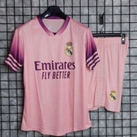 Bộ quần áo Real Madrid Hồng Zuka 2022