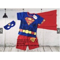 Bộ Quần Áo Siêu Nhân Cơ Bắp (Kèm Choàng Và Mặt Nạ)