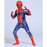 ☃Bộ quần áo siêu nhân hoá trang cosplay Người nhện Spiderman bé trai