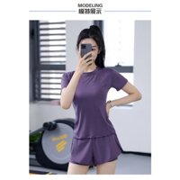 bộ quần áo tập gym yoga nữ bộ đùi siêu đẹp