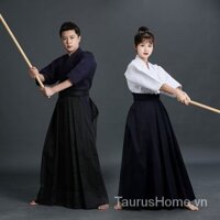 Bộ Quần Áo Tập Luyện Võ Thuật Karate Hakama Kendo Nhật Bản Cho Nam Và Nữ