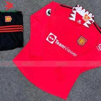 BỘ QUẦN ÁO TAY DÀI MANCHESTER UNITED 2022/23 SÂN NHÀ – THUN LẠNH CAO CẤP
