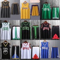 Bộ quần áo thể thao bóng rổ nam nữ NBA Lakers Golden State Warriors Boston Celtics Chicago Bulls mát ,hút mồ hôi