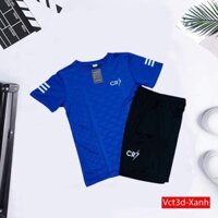 Bộ Quần Áo Thể Thao Nam, Bộ Đồ Nam Thun Lạnh 4 Màu CR7
