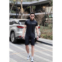 Bộ Quần Áo Thể Thao Nam Mùa Hè ANTA TRAINING Ngắn Tay Vải Thun Co Dãn Thấm Hút Mồ Hôi Thoáng Khí a1