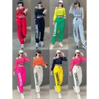 Bộ quần áo thể thao nữ, Áo lưới dài tay quần kaki ko kèm bra tập Gym, Zumba,dân vũ, Aerobic...