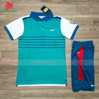BỘ QUẦN ÁO THỂ THAO POLO NIKE MẪU 2 XANH RÊU – DỆT VIỆT NAM