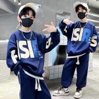 Bồ quần áo thu đông bé trai 18-52kg từ 6-16 tuổi AISIR. Đồ bộ bé trai, set đồ bé trai