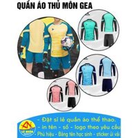 Bộ quần áo Thủ Môn GEA JP, Có đệm mút cánh tay, đùi, có nhận in tên số logo FC