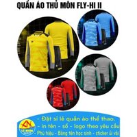 Bộ Quần áo Thủ Môn Hi-Fly vải thun cao cấp, có đệm mút quần và áo, có nhận in tên số logo FC