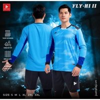 Bộ Quần Áo Thủ Môn Just Play Fly-Hi II Có Miếng Đệm Tay Cao Cấp, Vải Thun Lạnh Thoáng Mát Co Giãn
