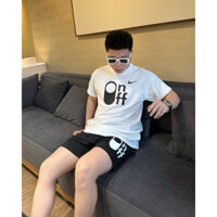 Bộ quần áo thun nam, Set NK ON-OFF họa tiết in sắc nét, hot thời trang nam, thời trang cao cấp
