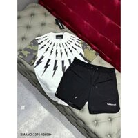 Bộ Quần Áo Thun Tia Sét NeilBrret Phối Họa Tiết Camo Cực Chất Hàng Cao Cấp Cotton Dày Đẹp Hot New 2025 sdfsdfsd