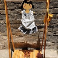 Bộ quần áo vải voan quảng châu cho bé