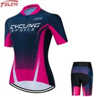 Bộ Quần áo xe đạp nữ ngắn tay Chất Lượng Cao
