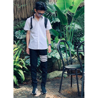 bộ quần âu + áo sơmi nam dành cho boy phố (mớ về)