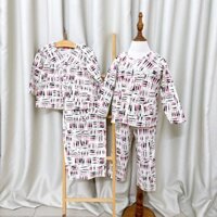 Bộ quần dài tay dài bé gái mặc nhà họa tiết cây dù