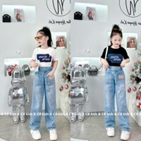 Bộ quần Jeans ống xuông 10-45kg quần loại dày dặn