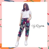 Bộ Quần Lanh Hoa Áo Cotton Trắng Trơn