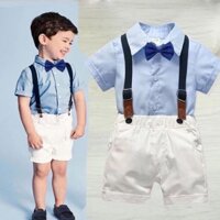 Bộ Quần Yếm Và Áo Somi