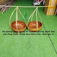 Bộ quang gánh tre đầy đủ bộ như hình