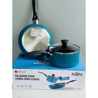 Bộ quánh chảo 2 cái chống dính cao cấp Elmich QUÁNH 16CM CHẢO 20CM