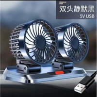 Bộ quạt đôi quạt ba gắn taplo xe hơi dùng nguồn 12V/ 24V 5V