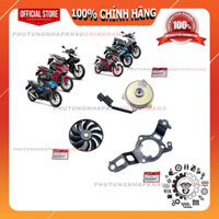 Bộ quạt két nước Winner V1, X V2 V3 V4, Sonic 150, Supra GTR, Motor quạt tản nhiệt, Pát đế quạt, Cánh quạt chính hãng