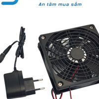 Bộ Quạt Tản Nhiệt 12x12CM SFAN01 tiện dụng Quạt làm mát thiết bị điện thoại box tivi tăng hiệu suất - ShopLinhKienM2M