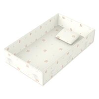 Bộ quây nệm gối dùng cho cũi gỗ C3 Autoru MBC3-CMS (trắng)