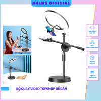 Bộ Quay Video Để Bàn Xoay 360 Độ -Chân Quay Video Chụp Ảnh Từ Trên Xuống Chắc Chắn Nhỏ Gọn