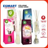 Bộ Que gỗ khuếch tán Tinh dầu Air wick,Lọ tinh dầu khuếch tán, Khuếch tán Tinh dầu Que Gỗ Mây Khử mùi 30ml