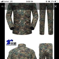 Bộ rằn ri + Áo gió + thắt lưng