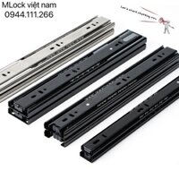 Bộ ray trượt bi 3 tầng giảm chấn thép không rỉ thương hiệu Mlock đức bảo hành 3 năm