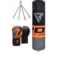 Bộ RDX PUNCH BAG REX F12 ORANGE-4FT-5FT + Găng tay boxing REX F12 ORANGE -PBR-F12O