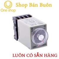 Bộ Relay Thời Gian Timer 220v-5A 50/60Hz ( Kèm Đế Timer )