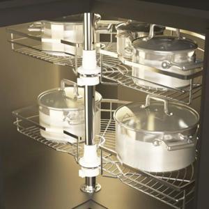 Bộ rổ góc xoay Hafele Cucina Mezzo 548.37.200