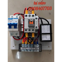 Bộ rờ le chống cháy máy bơm khi hết nước, lắp kết hợp với công tắc cảm biến dòng chảy chống cạn