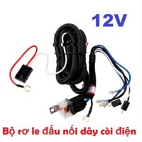 Bộ rơ le và dây đấu nối còi điện 12V & 24V chuyên dụng cho xe hơi, xe tải. loại tốt