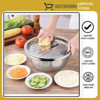 Bộ Rổ Nạo Inox 304 Đa Năng 3 Chi Tiết Tiện Lợi - Sieuthigiadinh2020