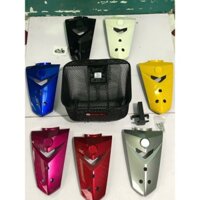 Bộ rổ xe Sirius 4 món (Rổ pát nạ ốc) đủ màu khách chọn