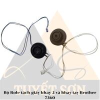 Bộ Role tách giấy khay 2 và khay tay Brother 7360, 2321, 2361, 2366, 2520, 2701, 2240, ....                         &nbsp(&nbspdùng được cho hầu hết các dòng máy Brother - Cũ tháo máy - Bảo hành Test&nbsp)