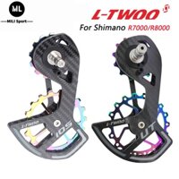 Bộ Ròng Rọc + Cùi Đề + Líp + Bánh Sau Bằng Sợi Carbon + Sứ L twoo 105 R7000 R8000 5800 6800 Cho Shimano Sram E-