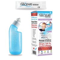 Bộ Rửa Mũi Xoang Nasopure Little Sampler Kit  ( Bình nhỏ 120ml + 4 gói muối)