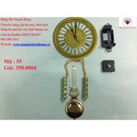 Bộ ruột đồng hồ quả lắc nhôm cỡ nhỏ xinh hàng chất mặt 22,5 cm- Đồng Hồ Thanh Hùng