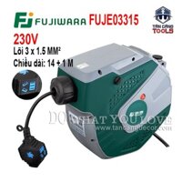 Bộ Rút Dây Điện Tự Động 15 Mét Fujiwara FUJE03315