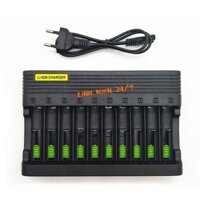 Bộ Sạc 10 Pin Đa Năng, Sạc Pin 3.7V 14500-16340-18650
