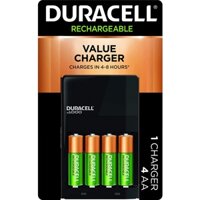 BỘ SẠC 2 LOẠI PIN AA - AAA KÈM SẴN 4 PIN AA Duracell - Ion Speed 1000 Battery Charger