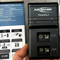 Bộ sạc 2 pin 9V ANSMANN POWERLINE 2 AN2405N 5107043